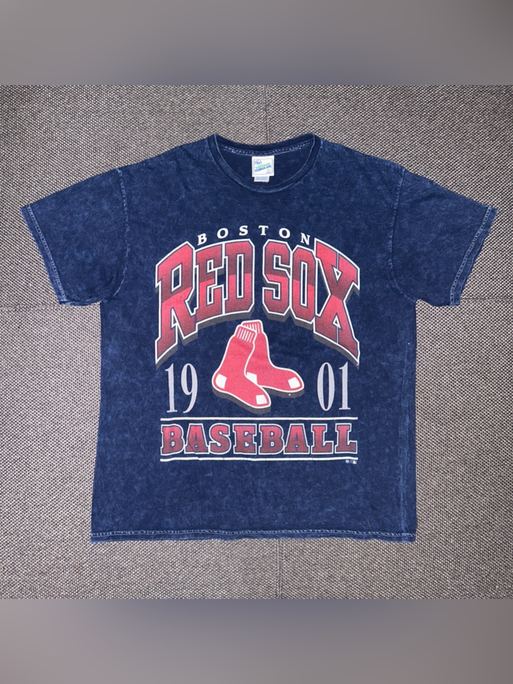 MLB Boston Red Sox Navy Blue Short Sleeve Graphic Tee